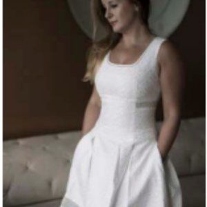 Jonathan Simkhai White Cocktail / Special Occasion White Dress Size 4